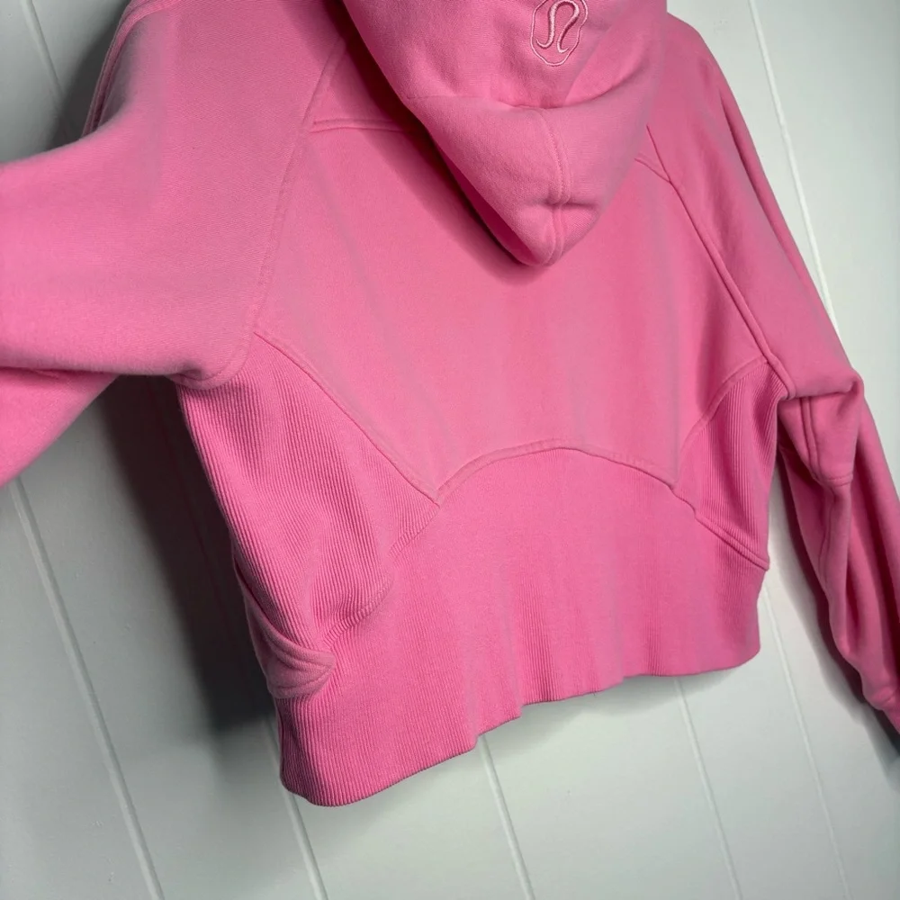 Lululemon Scuba Oversized Full Zip Size Small Dahlia Maeve Pink Outdoor Running - Picture 10 of 10